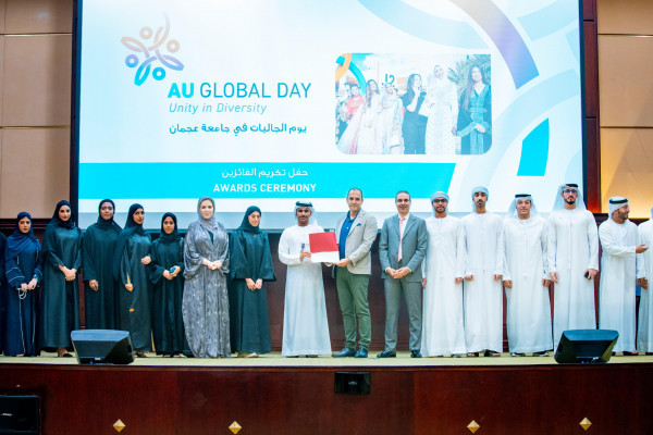 Ajman University Honors the Winning Clubs on AU Global Day 2024
