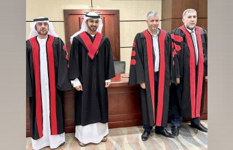 مناقشة رسالة الماجستير للطالب/ محمد عبدالله الكعبي