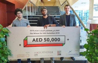 AU Students Won Top 3 Places in UAE 2019 Hackathon