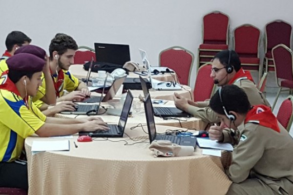 Ajman University takes part in the World Scout Jamboree 