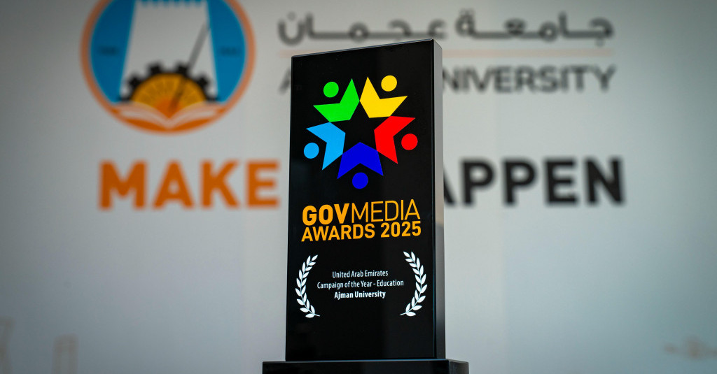 Ajman University wins Campaign of the Year - Education at GovMedia Awards 2025