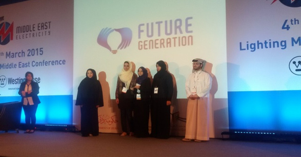 طالبات الهندسة بمقر الفجيرة يفزن بجائزة أفضل مشروع بمسابقة أجيال المستقبل