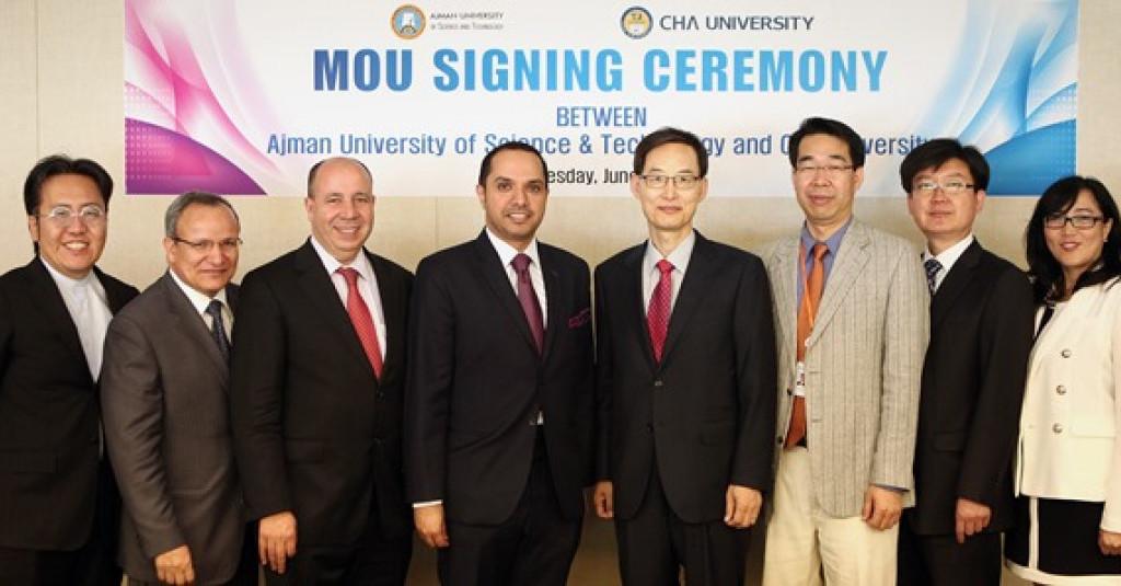 جامعة عجمان توقع مذكرات تفاهم مع ثلاث جامعات كورية لدعم البحث العلمي وتبادل الخبرات