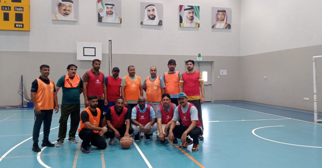 The Unit of Athletics Organizes Basketball Tournament for Ajman Municipality Employees