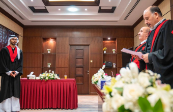 مناقشة رسالة الماجستير للشيخ علي جمال النعيمي