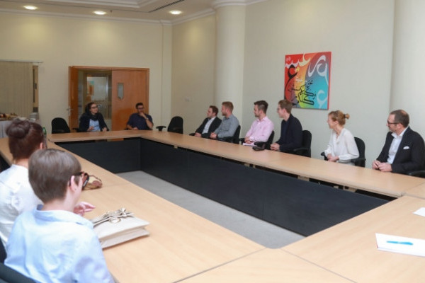 German University Visits College of Business Administration at AU