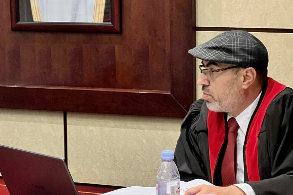 مناقشة رسالة الماجستير للطالب/ محمد حسن المنصوري