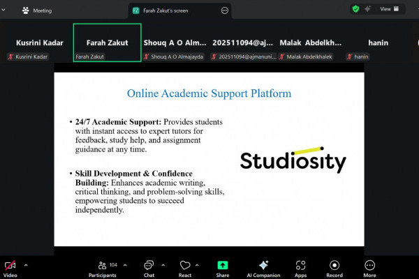 SSC Orientation in the College of Pharmacy & Health Science - Nursing Department
