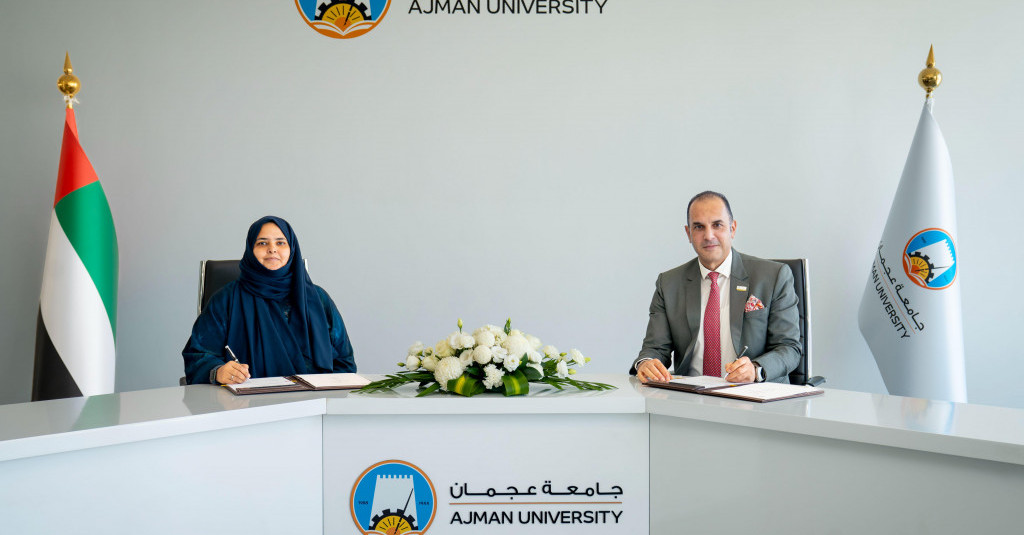 جامعة عجمان توقّع مذكرة تفاهم مع مجموعة آفاق لدعم التعلم التطبيقي وتأهيل الطلبة للانخراط في سوق العمل وتعزيز الأثر المجتمعي