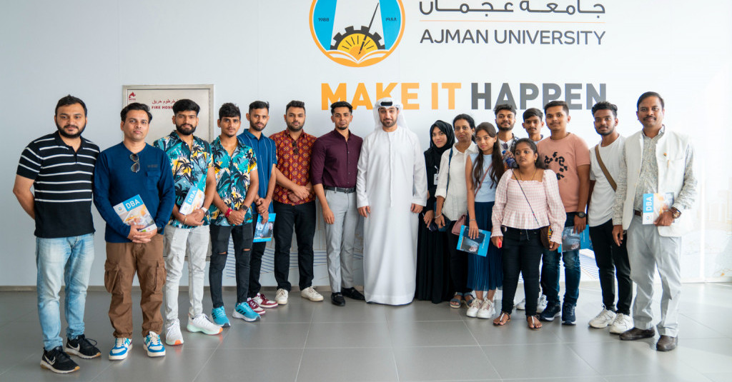 Ajman University Welcomed Students from MIT Academy of Engineering, India