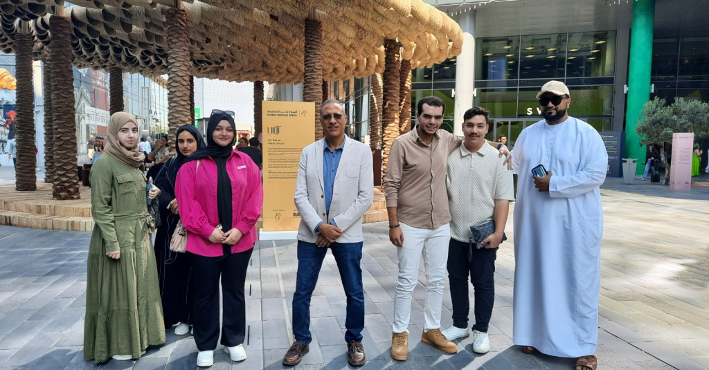 زيارة طلاب التصميم الجرافيكي لأسبوع التصميم في دبي