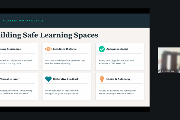 Fostering Psychological Safety in Academic Communities