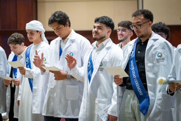 Dentistry Students Begin Their Medical Journey with the White Coat Ceremony