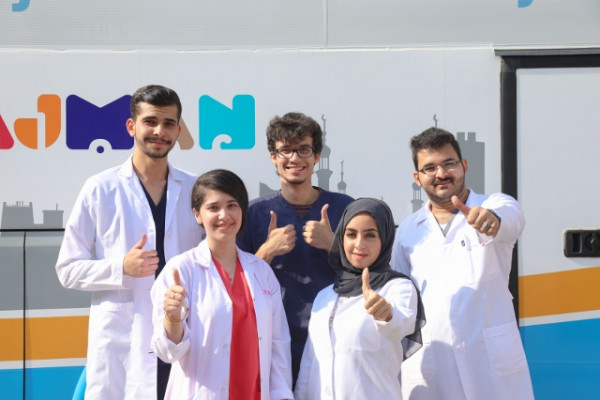AU Mobile Dental Clinic launched its services in the nursing home in Ajman