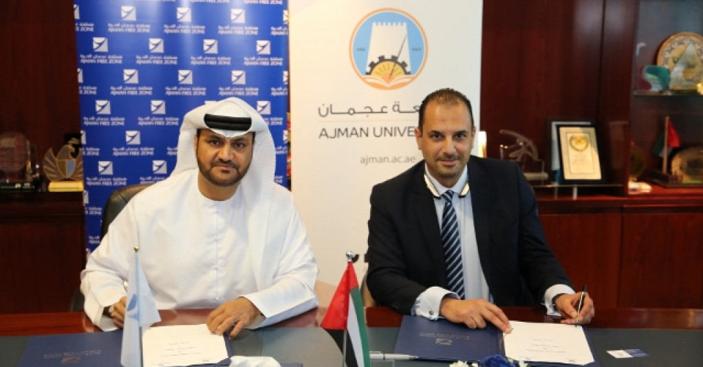 Ajman University Signs Joint Cooperation Agreement with Ajman Free Zone