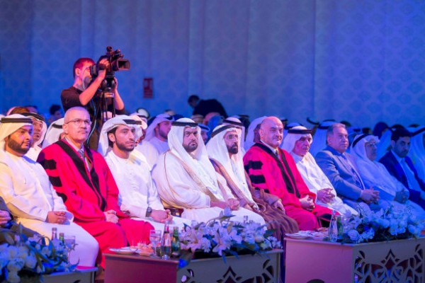 Crown Prince of Fujairah attends graduation ceremony of 112 students of ‘Year of Giving’ batch in Ajman University