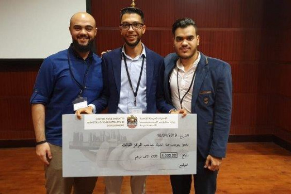 مراكز متقدمة لطلبة الهندسة بجامعة عجمان في مسابقات عالمية