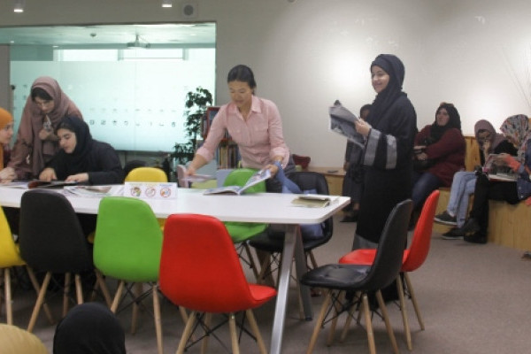 Korean Vibes Club visit the Korean Cultural Center in Abu Dhabi