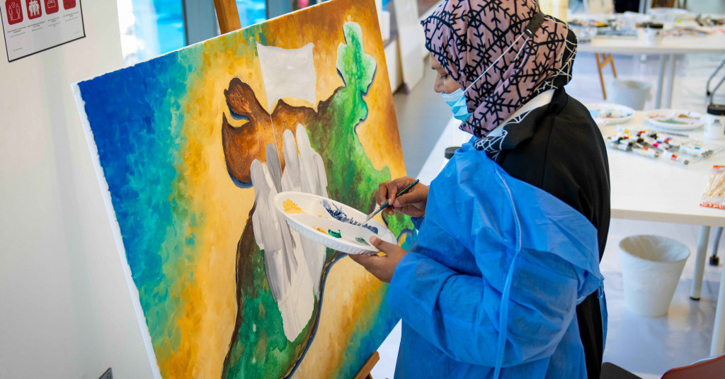 UNESCO’s Art Camp at Ajman University Paints a Future of Peace and Tolerance