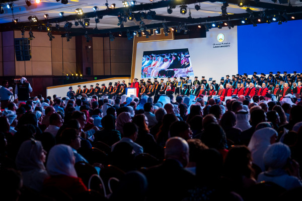 H.H. Sheikh Humaid Al Nuaimi Attends the Graduation Ceremony for Ajman University’s Class of 2025