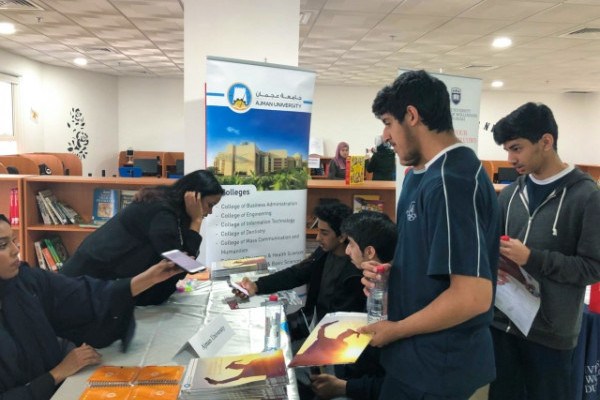 AU at High School Fairs across UAE