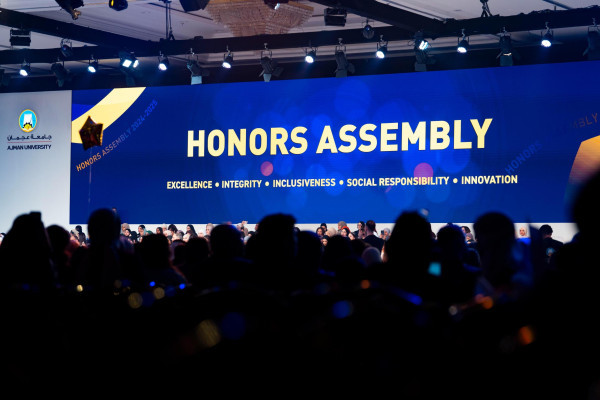 Ajman University Recognizes Excellence Across Its Academic Community and Strategic Partners at the 2024–25 Honors Assembly