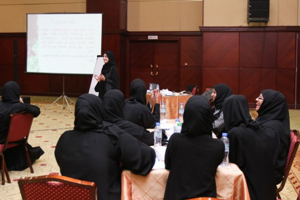 ورش عمل تربوية متخصصة لطالبات جامعة عجمان