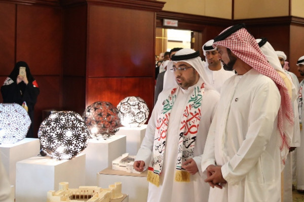 ولي عهد عجمان يشهد احتفالات جامعة عجمان باليوم الوطني الـ44