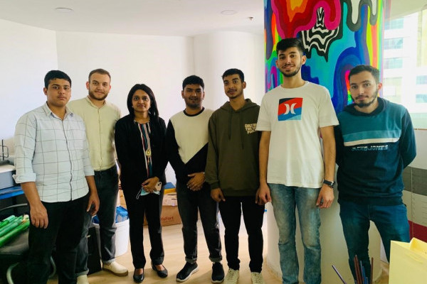 AU Students Volunteer for ‘Manzil’ Community Development Drive