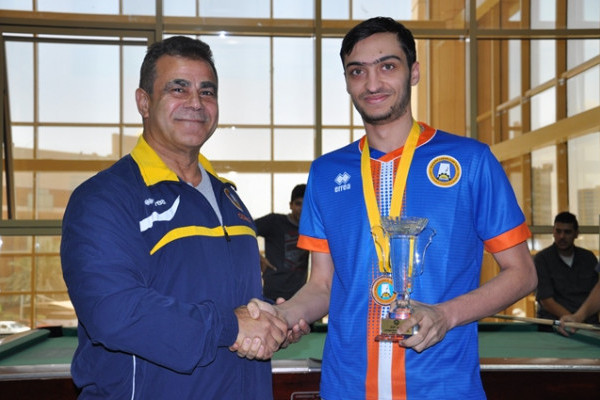 اختتام دوري الجامعة في البلياردو