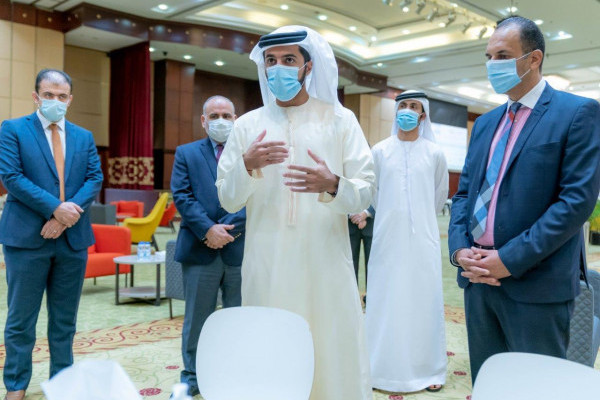 Sheikh Rashid Inspects Admission Procedures at Ajman University