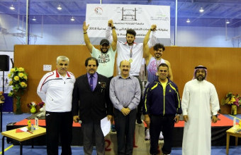 Ajman University won the first and third place in powerlifting