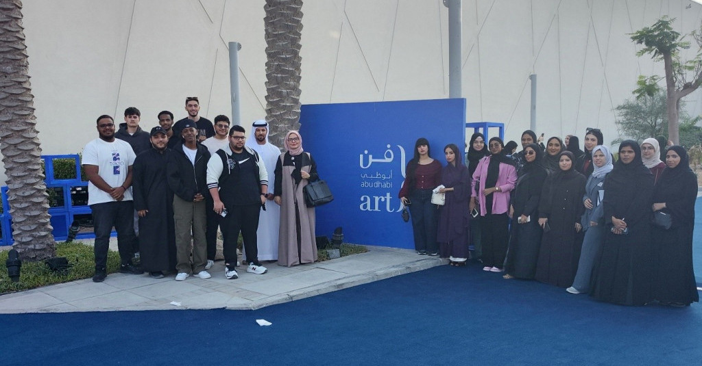 Ajman University Students Explore the Abu Dhabi Art Fair
