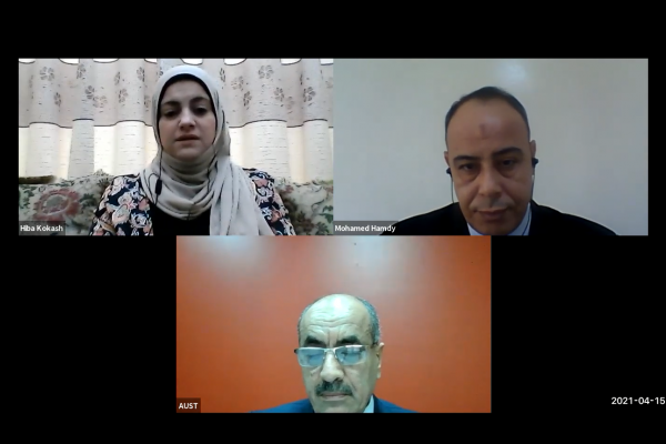 مناقشة رسالة ماجستير في قسم اللّغة العربيّة والدّراسات الإسلاميّة