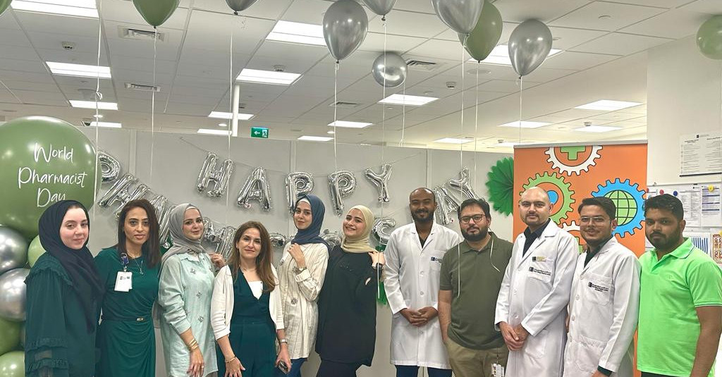 Pharmacy Students at Ajman University Participate in the World Pharmacist Day at King’s College Hospital London Dubai