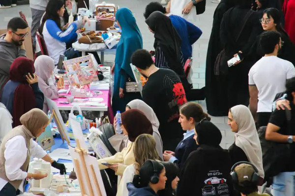 Finance & Accounting Students Host the Second Annual AU Bazaar at Ajman University