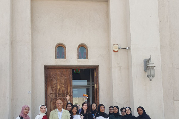 Field Visit for Graphic Design Students at Sharjah Art Museum