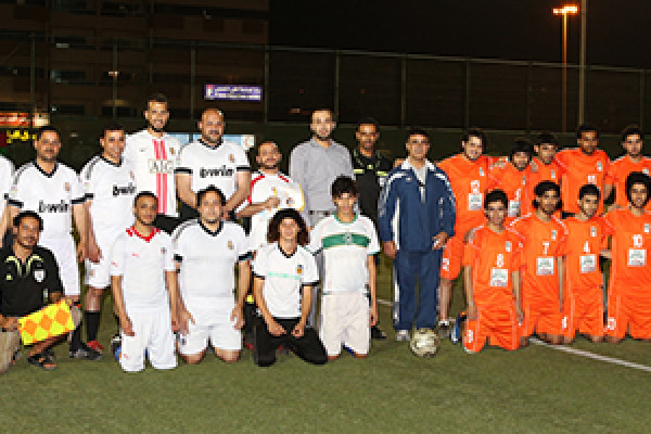 فريق جامعة عجمان لكرة القدم ينتصر ودياً على فريق متطوعي عطاء