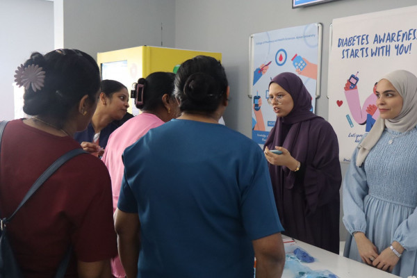 Health and Wellness Club of the COPHS Hosts Successful and Interactive Diabetes Awareness Event