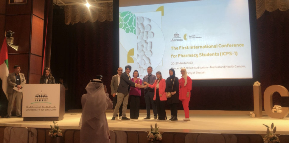 Ajman University Pharmacy Students bag six Research Excellence Awards in the First International Conference for Pharmacy Students
