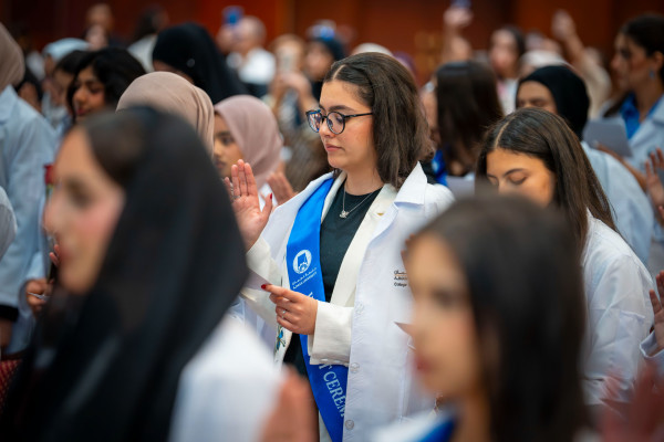 Dentistry Students Begin Their Medical Journey with the White Coat Ceremony