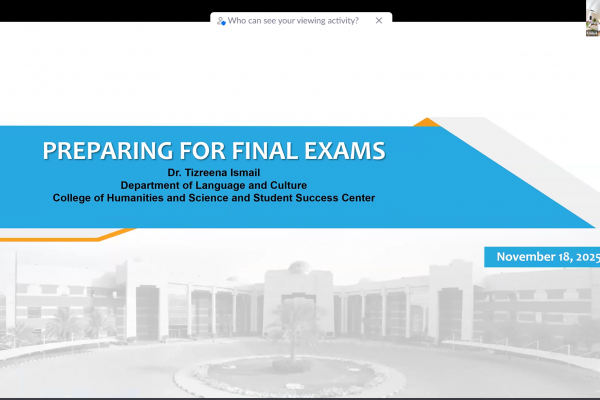 Strategies for Success: Preparing for Final Exams Webinar