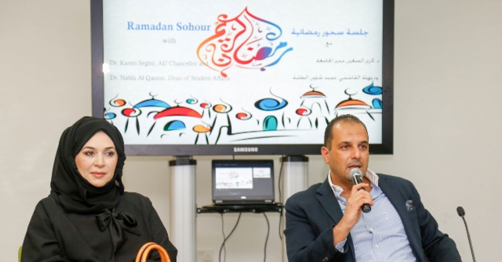 AU Chancellor Enjoys Suhoor with Hostel Residents