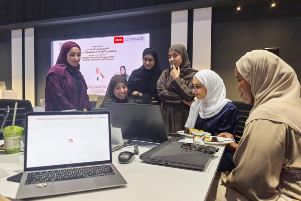 جامعة عجمان تشارك في تحدي الجامعات 2025 بمشروع «نعمتك»