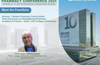 College of Pharmacy and Health Sciences Showcases Educational Innovation at Cleveland Clinic Abu Dhabi Conference