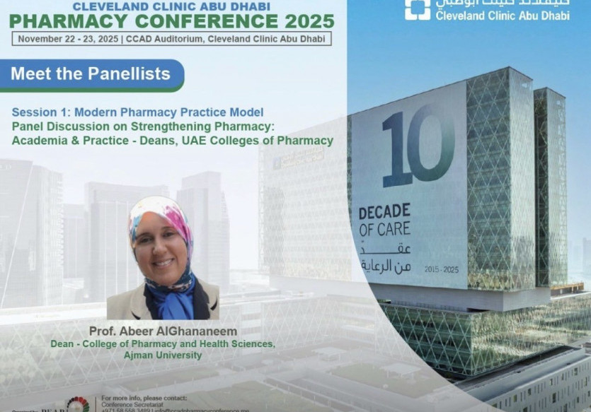 College of Pharmacy and Health Sciences Showcases Educational Innovation at Cleveland Clinic Abu Dhabi Conference