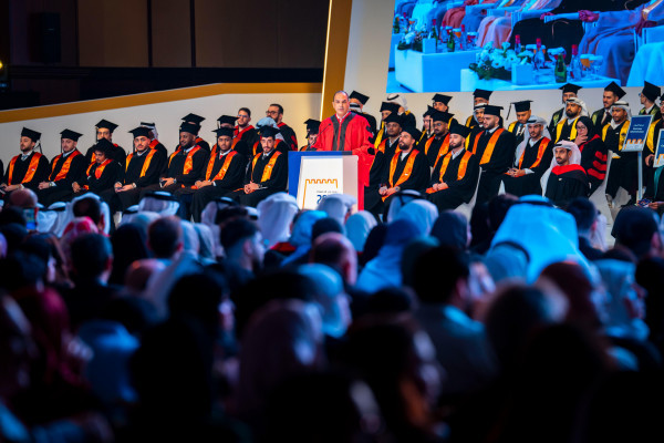 H.H. Sheikh Humaid Al Nuaimi Attends the Graduation Ceremony for Ajman University’s Class of 2025