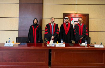 عبد الله الجرجاوي يناقش أطروحة الماجستير في كلية القانون بجامعة عجمان