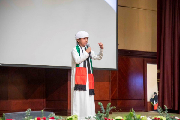 ماجد النعيمي يشهد احتفالات جامعة عجمان باليوم الوطني الـ 48