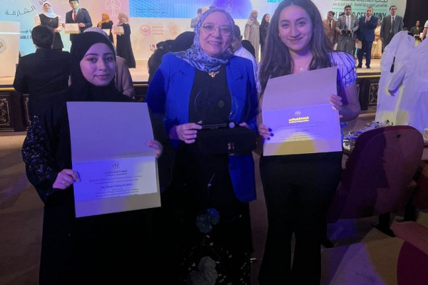 Students from the pharmacy college participated by a novel project in the Sharjah Sustainability award in its 11th cycle